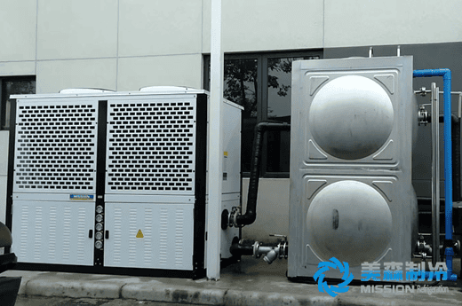 風冷式工業(yè)冷水機組+2立方不銹鋼保溫水箱安裝調(diào)試完畢-第2張-工程案例-美森威爾